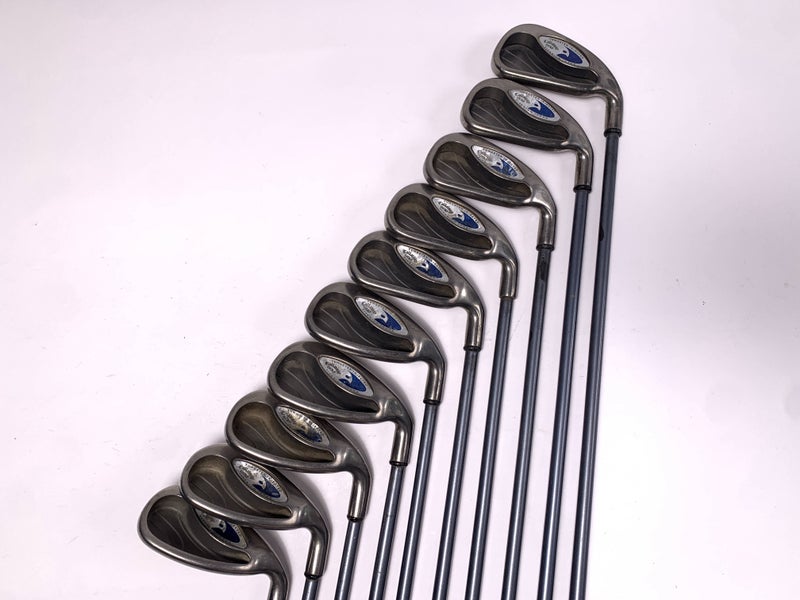 Callaway Hawkeye Iron Set 3-PW+SW+LW Hawk Eye Regular Graphite Mens RH