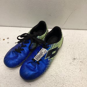 Used Lotto Soccer Cleats Royal Blue Junior 02 11443-S000196738