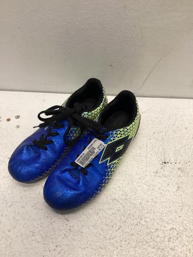 Used Lotto Soccer Cleats Royal Blue Junior 02 11443-S000196738
