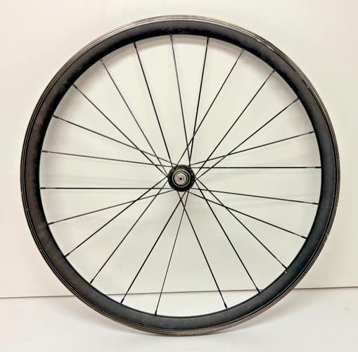 Black Aero Aluminum 24-Bladed Spoke Bolt-On 700C Rear Wheel Flip-Flop Hub READ