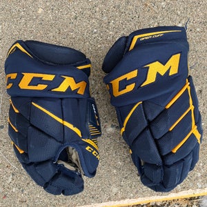 Blue Senior CCM JetSpeed FT390 Gloves 14" (Used)