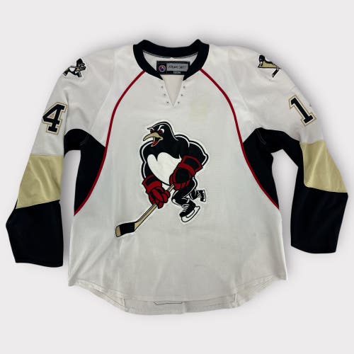 Pro Stock Game Used Wilkes-Barre/Scranton Penguins Preseason Home Jersey Brown