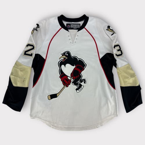 Pro Stock Game Used Wilkes-Barre/Scranton Penguins Preseason Home Jersey #23
