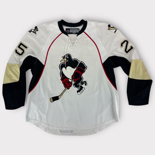 Pro Stock Game Used Wilkes-Barre/Scranton Penguins Preseason Home Jersey #25