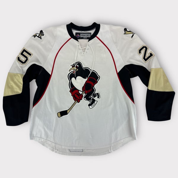 Pro Stock Game Used Wilkes-Barre/Scranton Penguins Preseason Home Jersey #25
