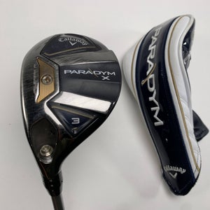 Callaway Paradym X 3 Hybrid 18* Aldila Ascent 50g Senior Graphite Mens LH HC