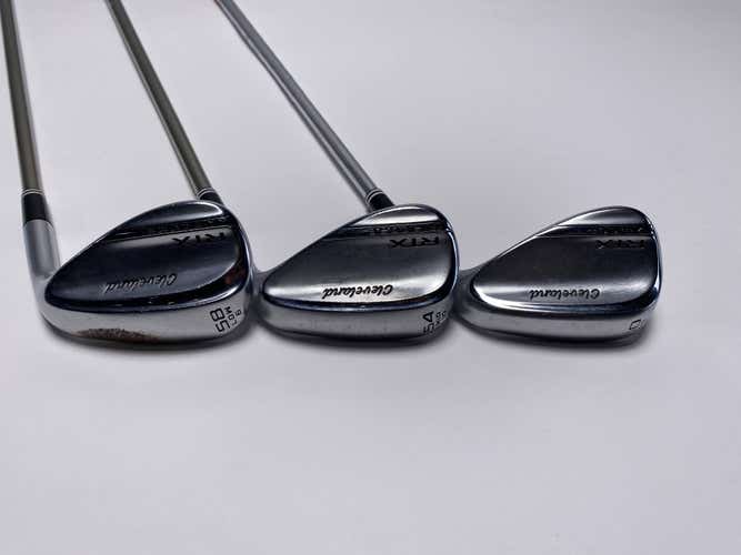 Cleveland RTX ZipCore Tour Satin Wedge Set 50* 10 | 54* 10 | 58* 6 Recoil F3 RH