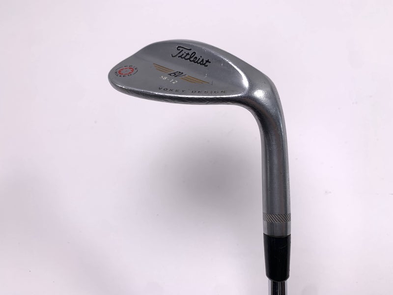 Titleist Vokey Spin Milled Chrome 2009 Wedge 58* 12 Bounce Wedge Steel Mens RH