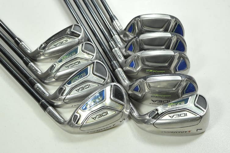 Adams Idea A7 OS Max 3-PW,SW Iron Set Senior Flex Right Graphite # 199701