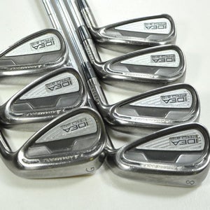 Adams Idea A12 Pro 5-PW,GW Iron Set Stiff Flex Right KBS Tour Steel # 200540