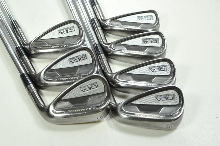 Adams Idea A12 Pro 5-PW,GW Iron Set Stiff Flex Right KBS Tour Steel # 200540