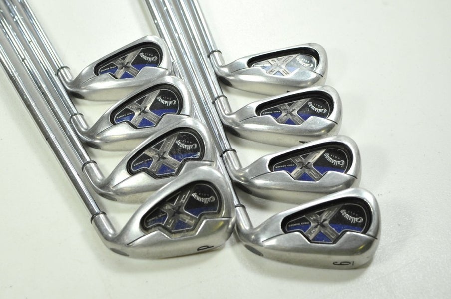 Callaway X-18 Pro Series 3-PW Iron Set Stiff Flex Right DG S300 Steel # 200549