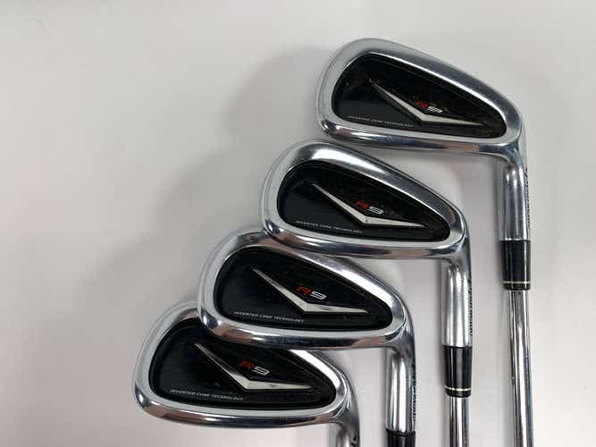 TaylorMade R9 Iron Set 7-PW KBS Tour Regular Steel Mens RH Midsize Grips