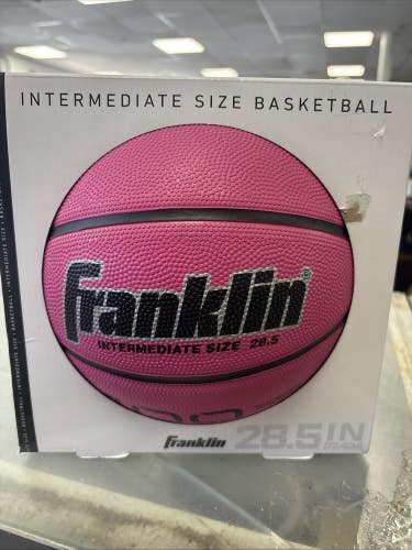 Brand New Franklin Intermediate Size 28.5 Basketball. Pink.