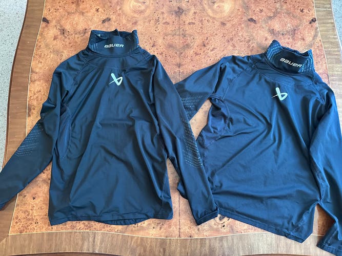 Black Large Kids Unisex Bauer Compression (Used)