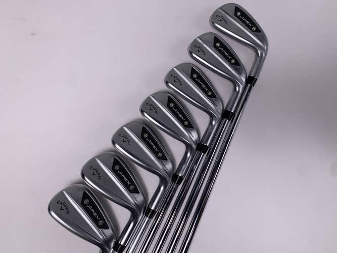 Callaway Apex Ai200 Iron Set 5-PW+GW Project X LZ 6.0 Stiff Steel Mens RH