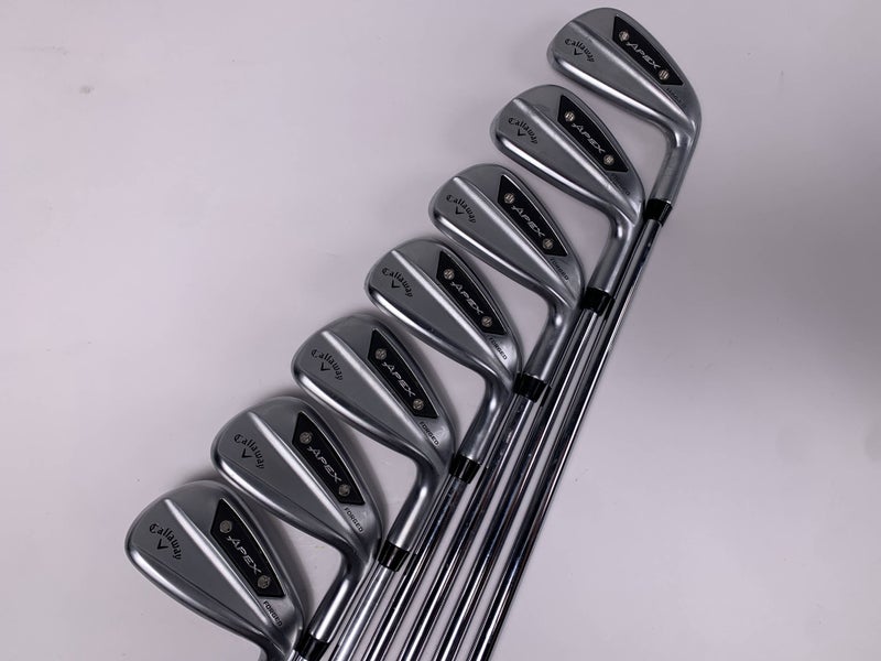Callaway Apex Ai200 Iron Set 5-PW+GW Project X LZ 6.0 Stiff Steel Mens RH