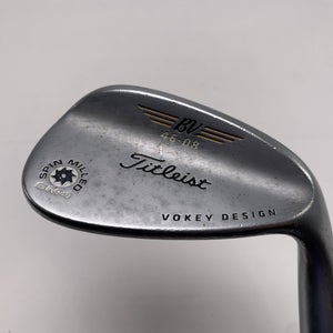 Titleist Vokey Spin Milled SM4 Chrome Gap Wedge GW 46* 8 Wedge Steel Mens RH