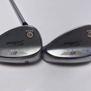 Titleist Vokey Spin Milled SM4 Chrome Wedge Set 54* 11 58* 9 DG Mens RH
