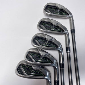 TaylorMade RocketBallz Iron Set 6-PW 65g Regular Graphite Mens RH +1''