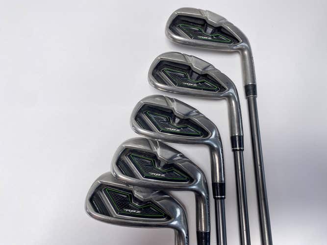 TaylorMade RocketBallz Iron Set 6-PW 65g Regular Graphite Mens RH +1''