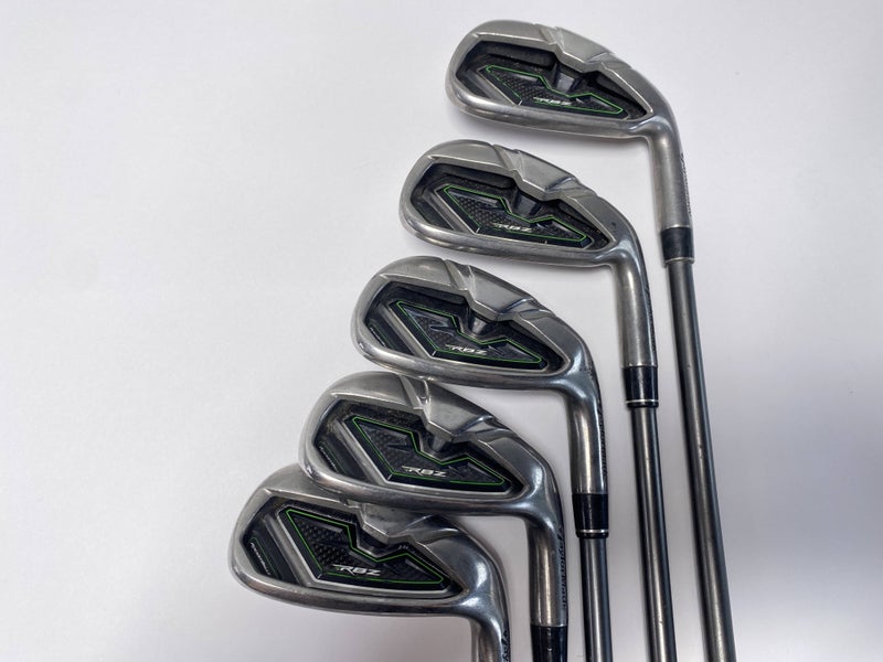 TaylorMade RocketBallz Iron Set 6-PW 65g Regular Graphite Mens RH +1''