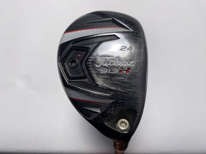 Titleist 913 H 5 Hybrid 24* Diamana Blue S+82 HY 82g Stiff Graphite Mens RH