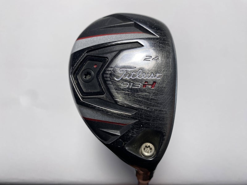 Titleist 913 H 5 Hybrid 24* Diamana Blue S+82 HY 82g Stiff Graphite Mens RH