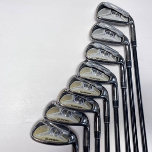 TaylorMade Burner 2009 Iron Set 5-PW+GW+SW REAX SuperFast Ladies RH