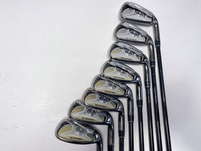 TaylorMade Burner 2009 Iron Set 5-PW+GW+SW REAX SuperFast Ladies RH