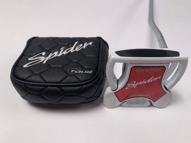 TaylorMade Spider Ghost White DB Putter 33.5" Superstroke Pistol Tour RH HC
