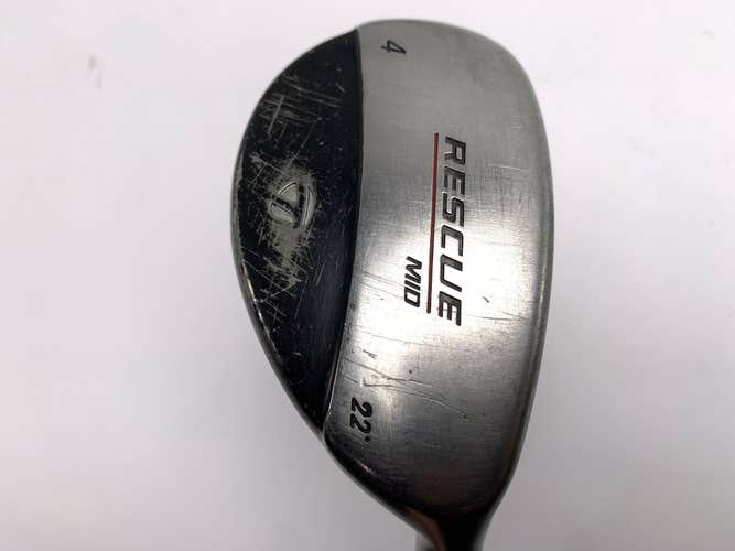 TaylorMade Rescue Mid 4 Hybrid 22* Light Metal Regular Steel Mens RH