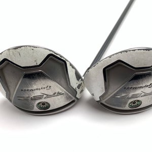 TaylorMade RocketBallz 3 & 5 Fairway Wood Set 15* 19* Matrix Ozik XCON-5 Mens LH