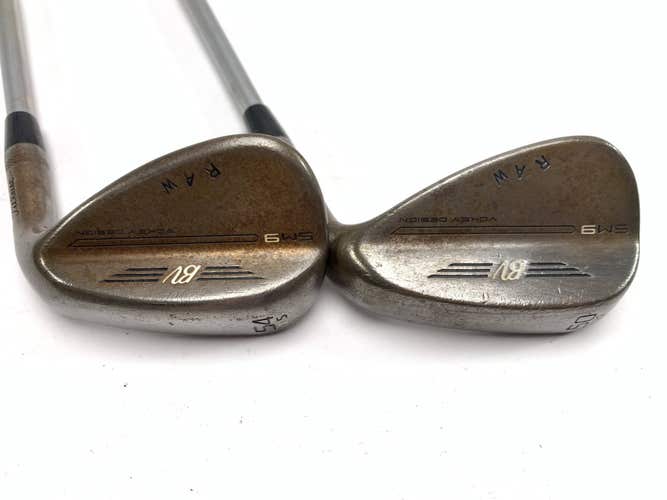 Titleist Vokey SM9 Raw Wedge Set 50* 12 54* 10 KBS Tour C-Taper 120g Mens RH