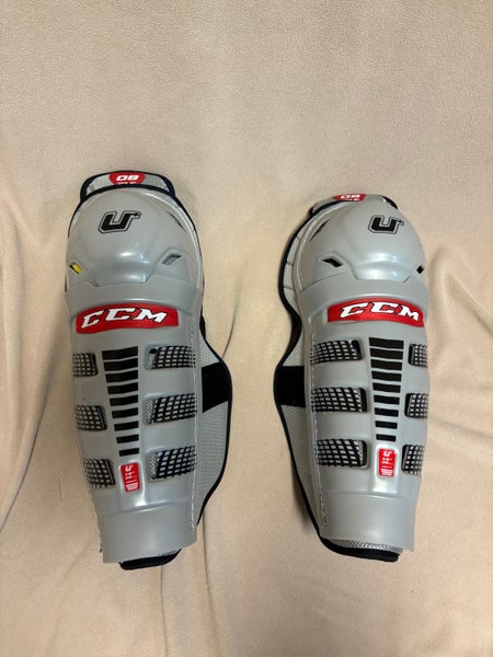 Senior CCM U 14" Shin Pads Pro Stock (Used)