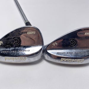 Cleveland 588 DSG Wedge Set 56* 60* True Temper Dynamic Gold Wedge Steel Mens RH