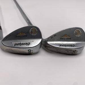 Cleveland 588 Chrome 2012 Wedge Set 56* 14 60* 12 Wedge Steel Mens RH