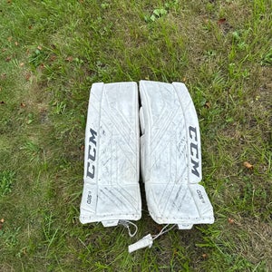 26+1* CCM Axis 1.5 Goalie Leg Pads (Used)