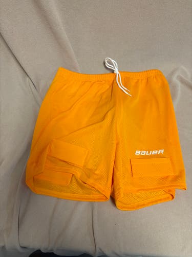 Orange Large/Extra Large Men's Bauer Shorts (Used)