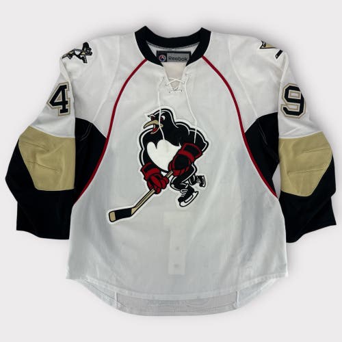 Pro Stock Game Used Wilkes-Barre/Scranton Penguins Preseason Home Jersey Lynch
