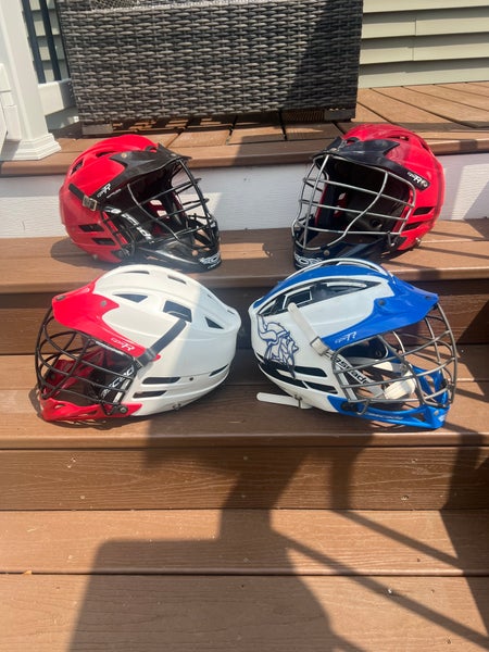 Lot of 4 Cascade  CPX-R lacrosse helmets