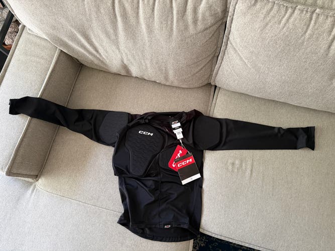 NEW CCM Referee padded base shirt - Senior Small