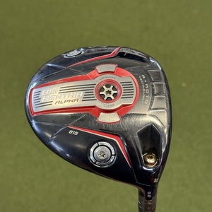 Callaway Big Bertha Alpha 815 Driver 9 Fujikura Speed665 Regular RH