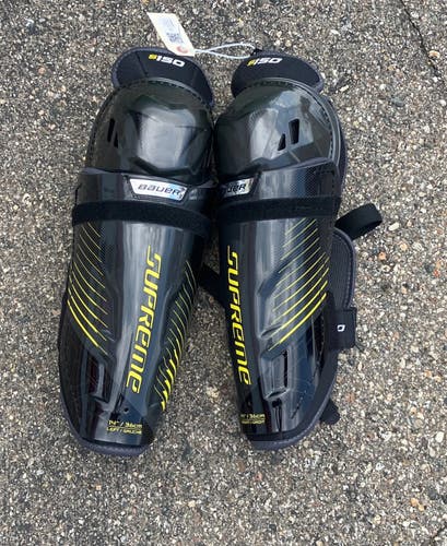Senior Bauer Supreme S150 Shin Pads 14" (Used)