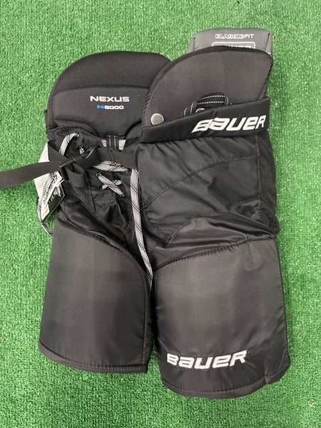 Black Junior Medium Bauer Nexus N8000 Hockey Pants (New)