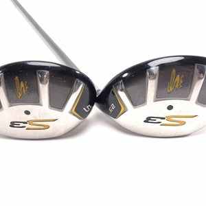 Cobra S3 4 & 4 Hybrid Set 23* 26* Aldila NV-3 60g Regular Graphite Mens RH