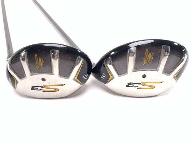 Cobra S3 4 & 4 Hybrid Set 23* 26* Aldila NV-3 60g Regular Graphite Mens RH