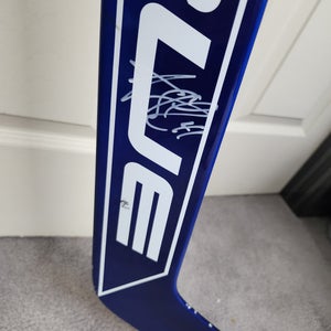 Anthony Stolarz Game Used Maple Leafs Stick