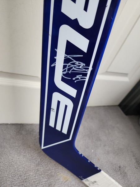 Anthony Stolarz Game Used Maple Leafs Stick