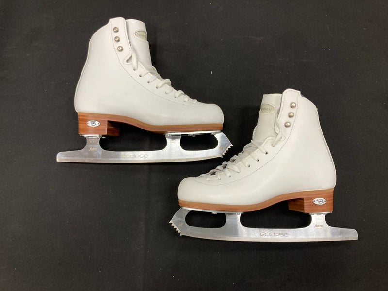 NEW Junior Riedell Eclipse Astra Figure Skates Size 1.5